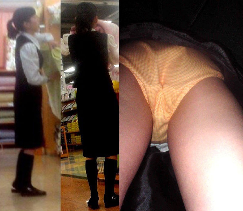 【店員 パンチラ】お仕事を頑張る女子たちのパンティを盗撮！165枚の画像33枚目